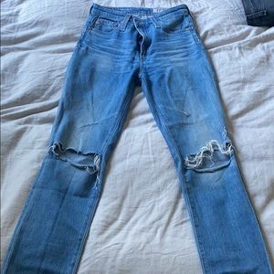 AG destroyed denim